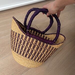 Basket Woven Handbag